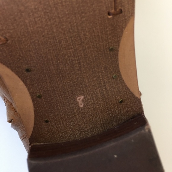 Sam Edelman Brown Leather Ankle Boots Size 8 - Picture 10 of 11